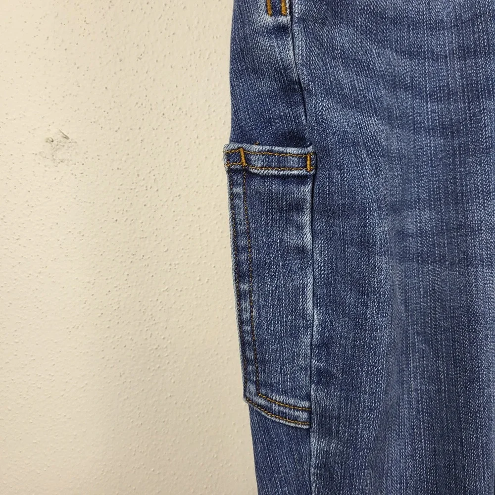 Duluth Trading Ballroom Double Flex Jeans Mens 42x30 Blue Standard Fit Stretch
